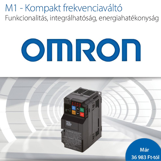 OMRON M1 kompakt frekvenciváltó akció